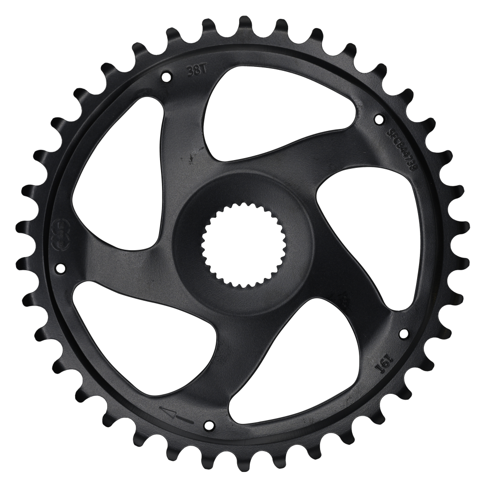 Bosch Kettenblatt, Gen4, 38T, 11/128", direct mount, Kettenlinie 47.5mm, black