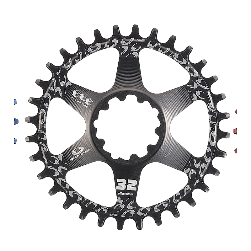 Kettenblatt, GXP BOOST 3mm offset direct mount 32T Alu 7075 CNC 10/11/12 Speed black