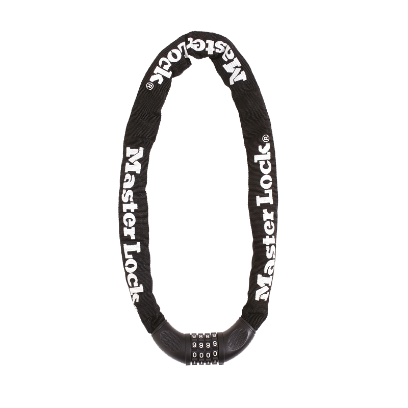 Kettenschloss, Zahlenkombination black Länge 90cm Ø 8mm 8392