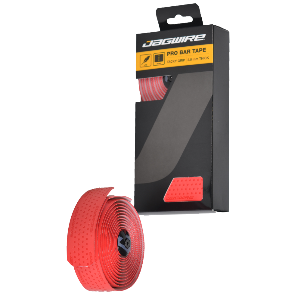 Lenkerband, PRO BAR TAPE Tacky Grip 3.0mm/2160mm red incl. screw-locking plug BRT002