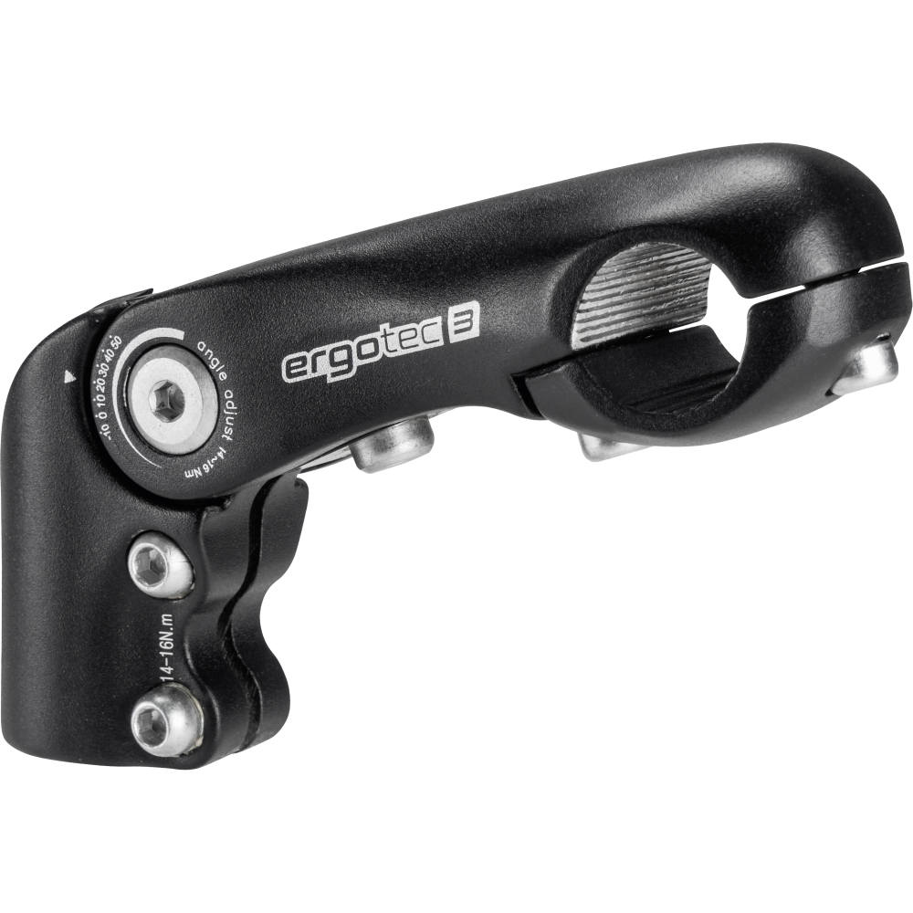 Vorbau, KOBRA VARIO40, 25.4mm, 90mm, -10°/+50° Klemm-ID:28.6 AL356 black L3