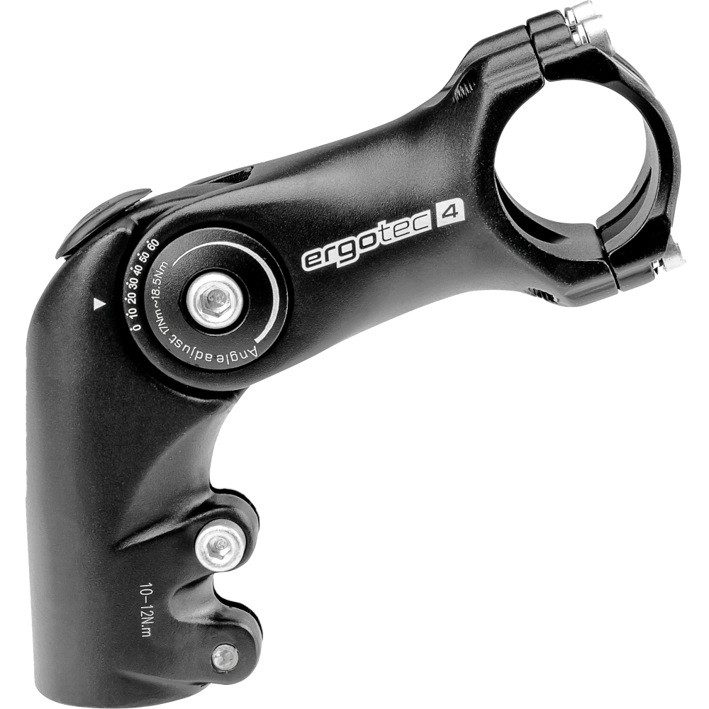 Vorbau, OCTOPUS2 50, 25.4mm, 90mm, 0°/+60°, L4, AL6061 black-sand