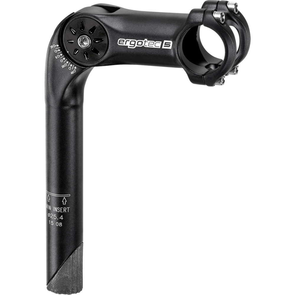 Vorbau, OCTOPUS2 Schaft, 31.8mm, 25.4/180mm, 100mm, -20/+40° AL6061 black-sand L5