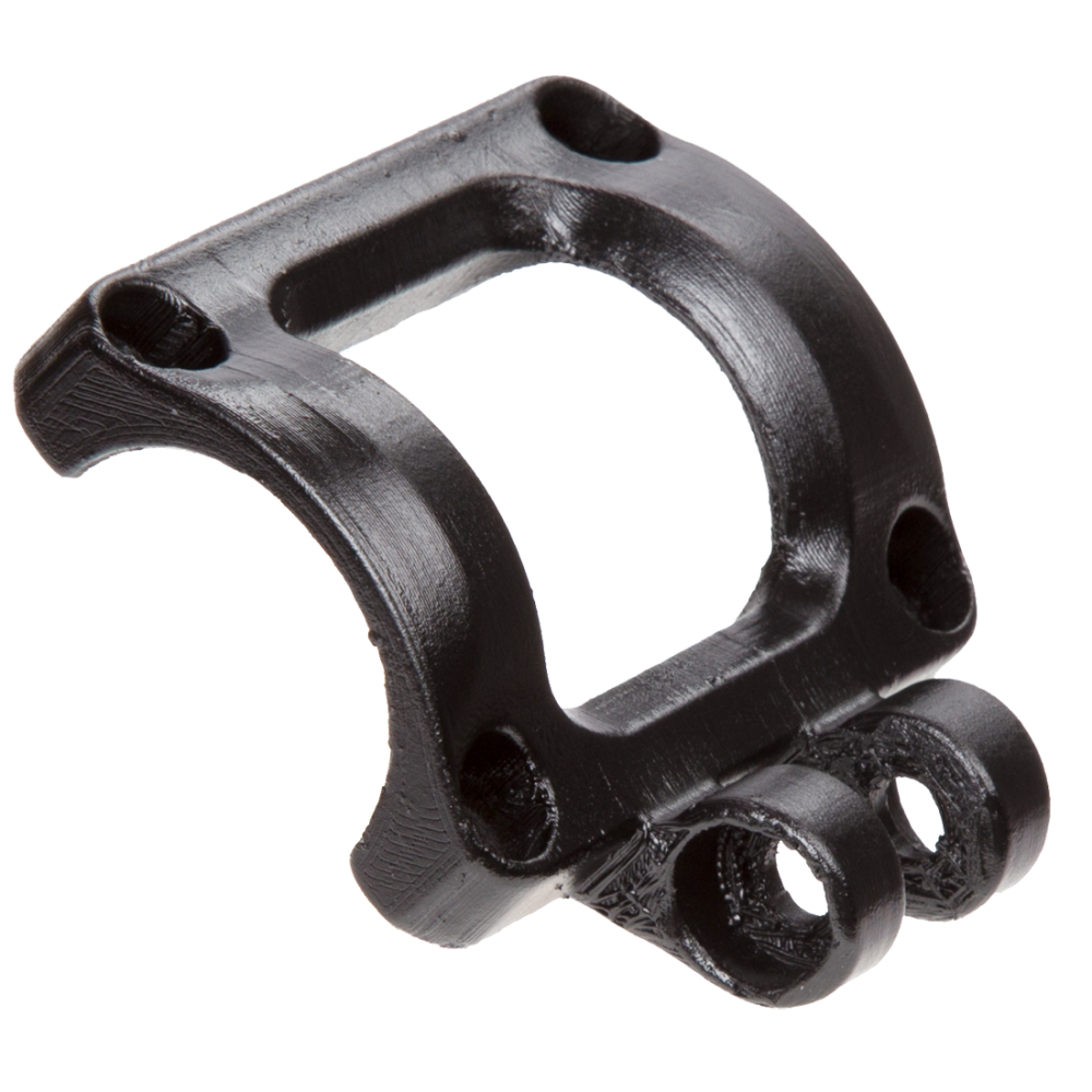 Vorbaukappe-Halter, 31.8 black-sand Integra-BK