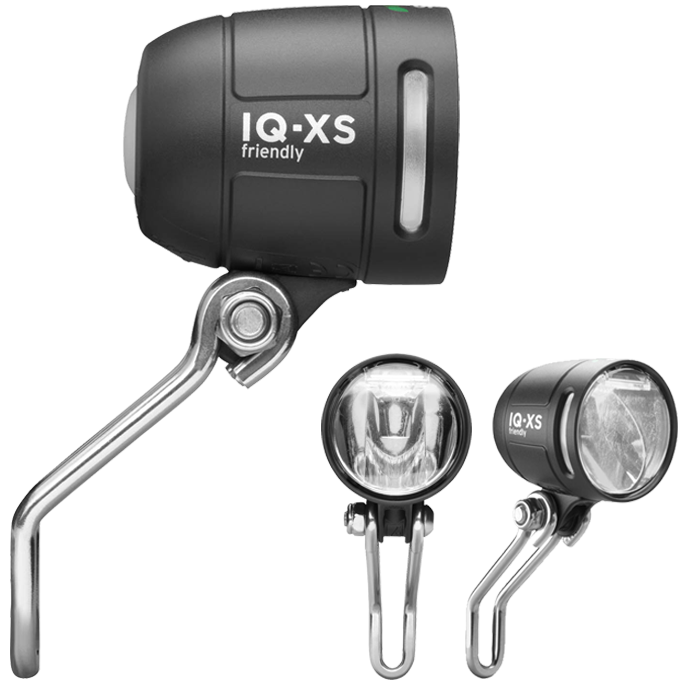 Scheinwerfer E-Bike, IQ-XS 80 Lux friendly, DC 6-42V, 516711GR42TS, he8
