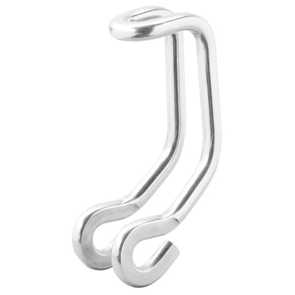 Busch & Müller Scheinwerferhalter, Edelstahl, NiroDraht silber, für Überkopfmontage L:70 mm, 475DU