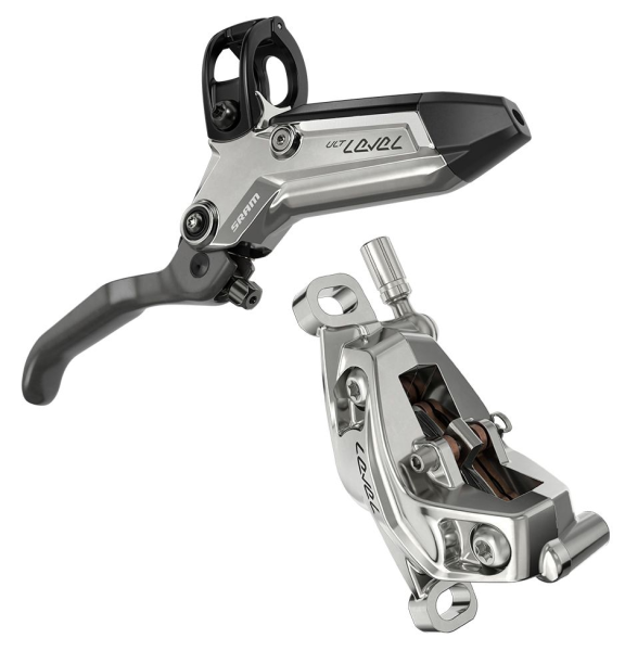 SRAM Level Ultimate Stealth Carbon, 4-Kolben Rear 2000mm, Silver, C1