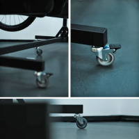 Stashed Freestanding Frame Long Starter - 8 Bikes inkl.6 Launch Pad Fahrradschutz + Spacerail Freewheel Kit