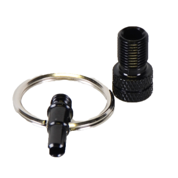 by.Schulz Ventiladapter, Mini-Tool Alu eloxiert black 1Stk