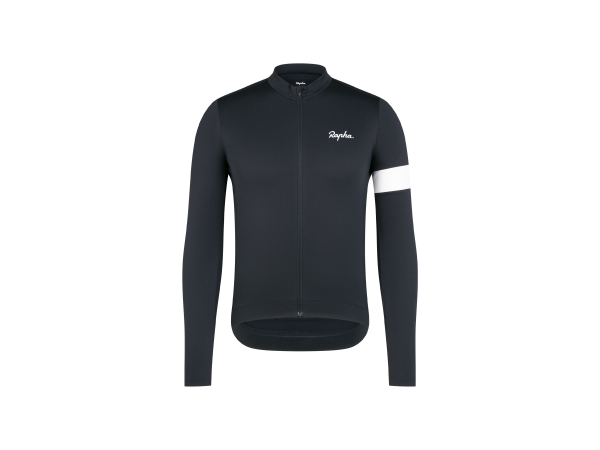RAPHA Jersey 24 Core Thermal Long Sleeve Large Black