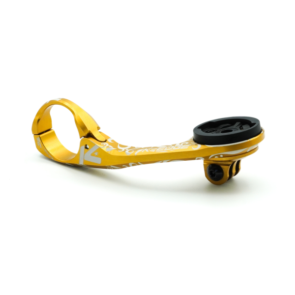 K-Edge Limited Edition GARMIN/WAHOO MAX XL Combo Mount, gold, 31.8mm