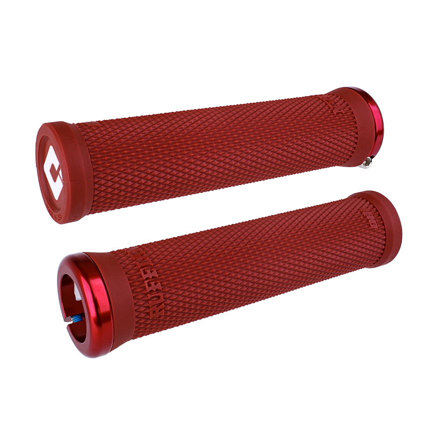 ODI Ruffian V2.1 Lock-On Griff. Dark Red.