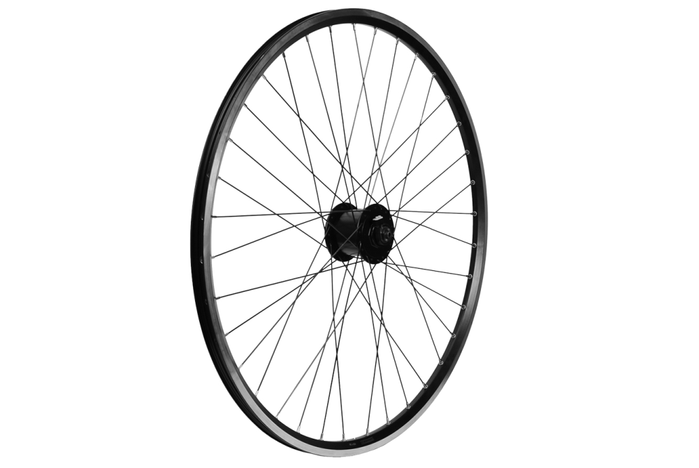 No Name Laufrad vorne 26" 559x19 Nabendynamo Nexus DHC30003AL 100mm V-Brake QR schwarz