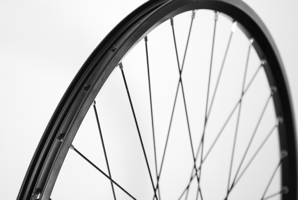 No Name Laufrad vorne 26" 559x19 Nabendynamo Nexus DHC30003AL 100mm V-Brake QR schwarz
