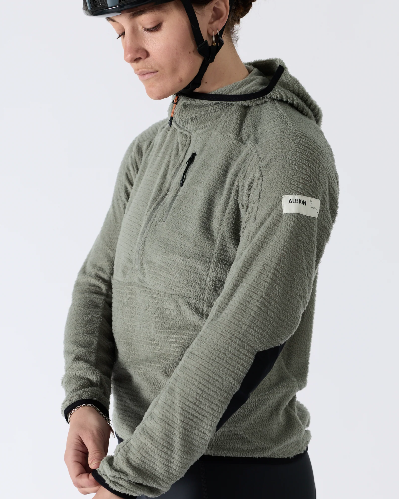 Albion Cycling Unisex Primaloft Active Evolve Hoodie Limestone L