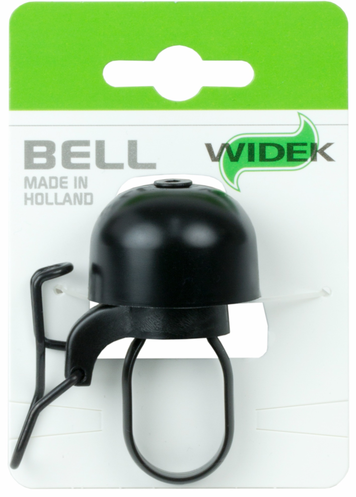Widek Glocke Paperclip mini Bell bis 25.4mm schwarz auf Karte
