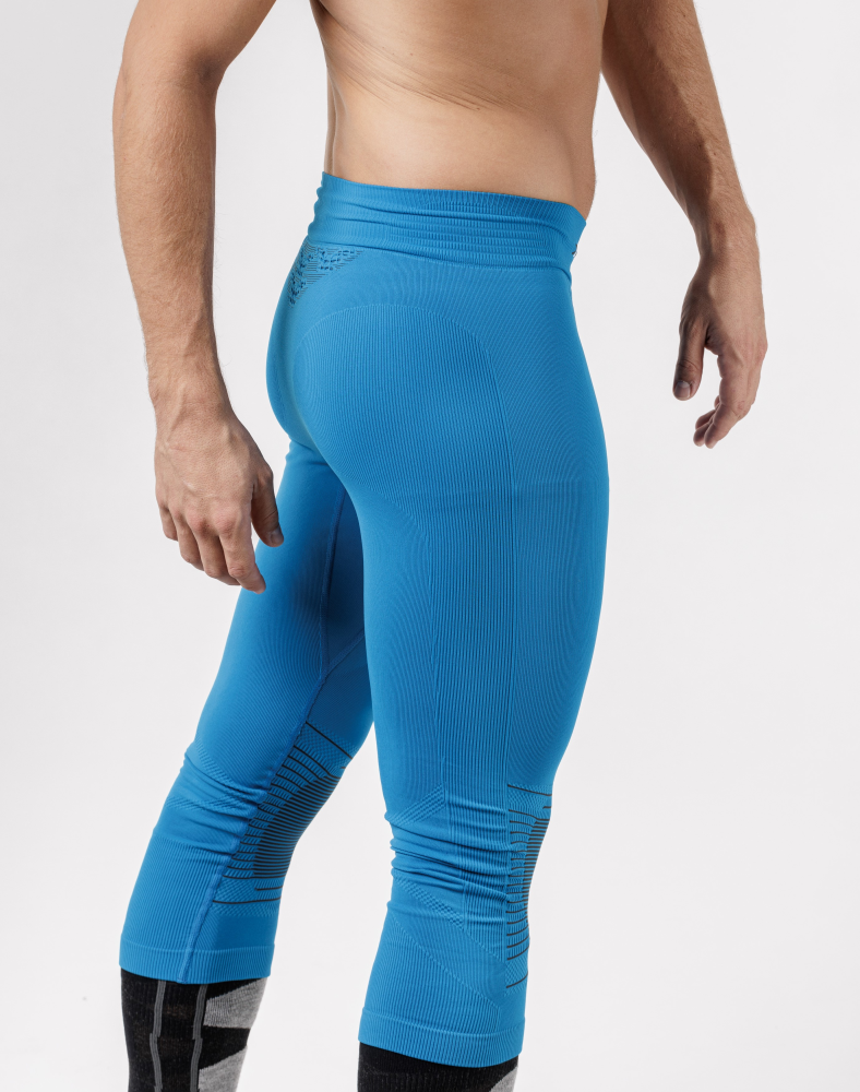 X-BIONIC Men Energizer 4.0 Pants 3/4 teal blue/anthracite