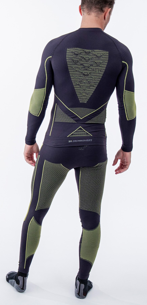 X-BIONIC Men Energy Accumulator 4.0 Pants charcoal/yellow