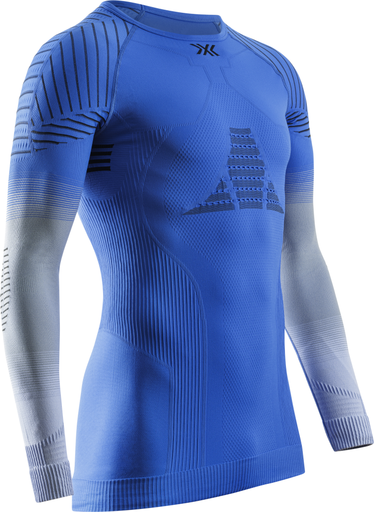 X-BIONIC Men Invent FX Shirt LG SL blossom blue/light grey/optical white