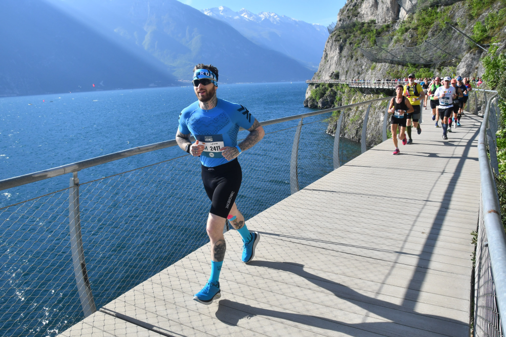 X-BIONIC MEN Twyce 4.0 Running Shirt SH SL twyce blue/opal black