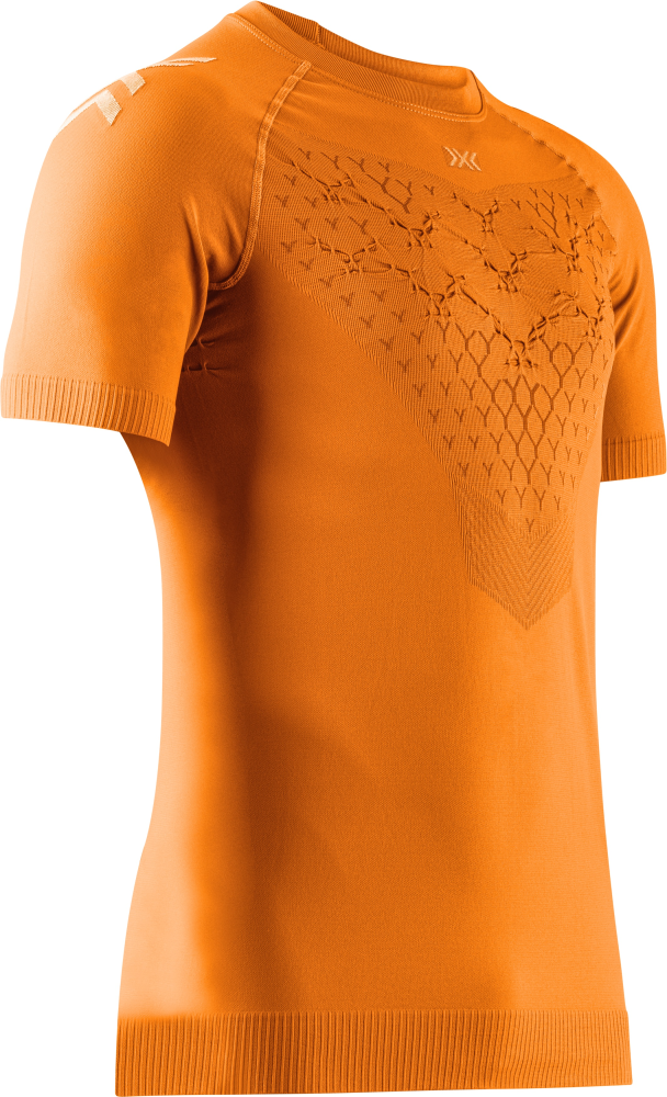 X-BIONIC Men Twyce Run Shirt SH SL blazing orange/arctic white