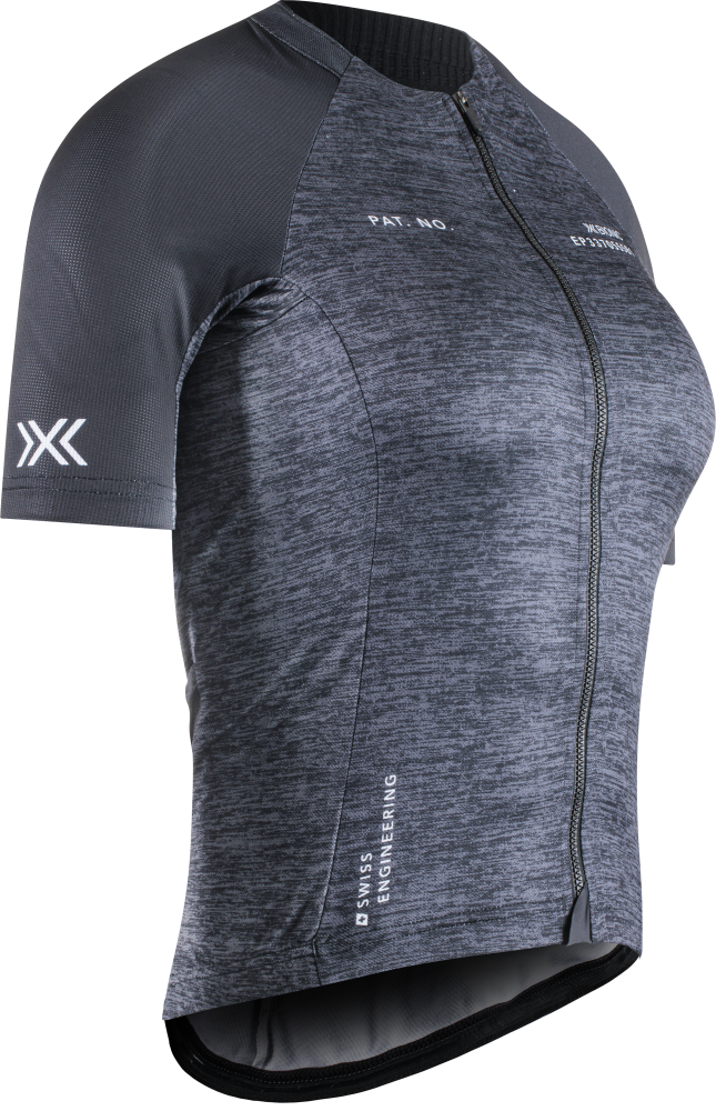 X-BIONIC Women CoreFusion Endurance Merino Jersey SH SL opal black melange