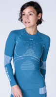 X-BIONIC Women Energy Accumulator 4.0 Shirt LG SL mineral blue/arctic white