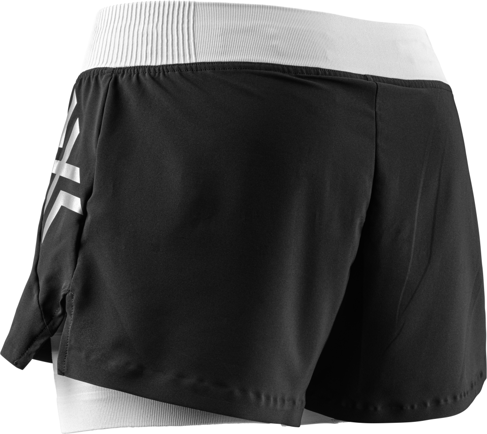 X-BIONIC Women Twyce Race 2in1 Shorts arctic white/pearl grey