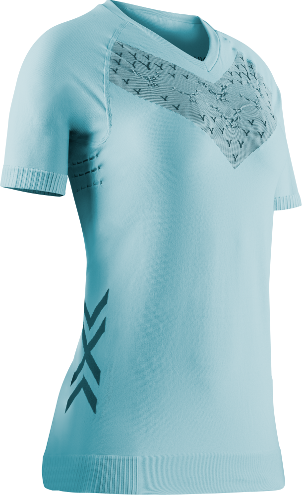 X-BIONIC Women Twyce Run Shirt SH SL clearwater/black