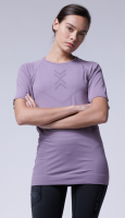 X-BIONIC Women XCeed Run Shirt SH SL dusty lavender/lavender night