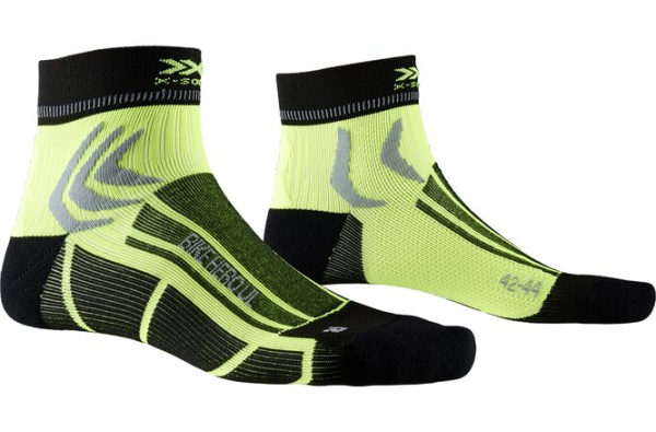 X-SOCKS Bike Hero UL opal black/phyton yellow