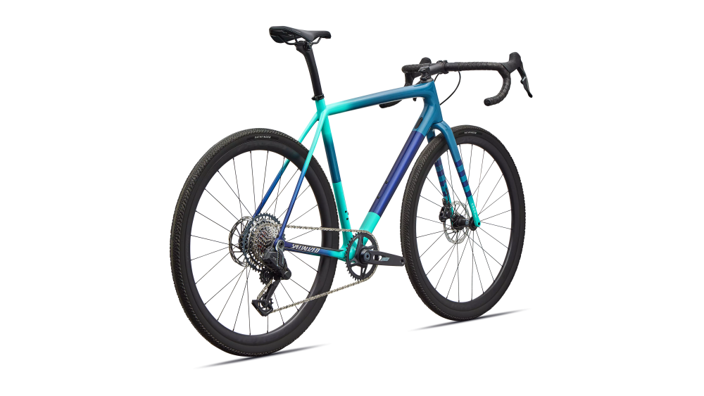 Specialized Crux Expert SRAM Rival XPLR AXS Grey Blue/lagoon Blue/dune White/majesty Blue
