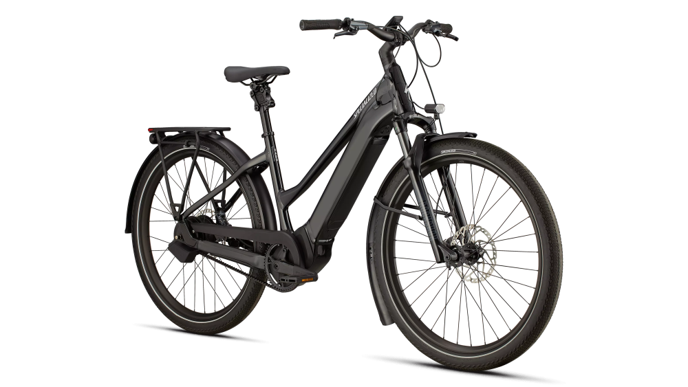 Specialized Turbo Vado 5.0 IGH Step-Through Gloss Castblack / Satin Silver Reflective S