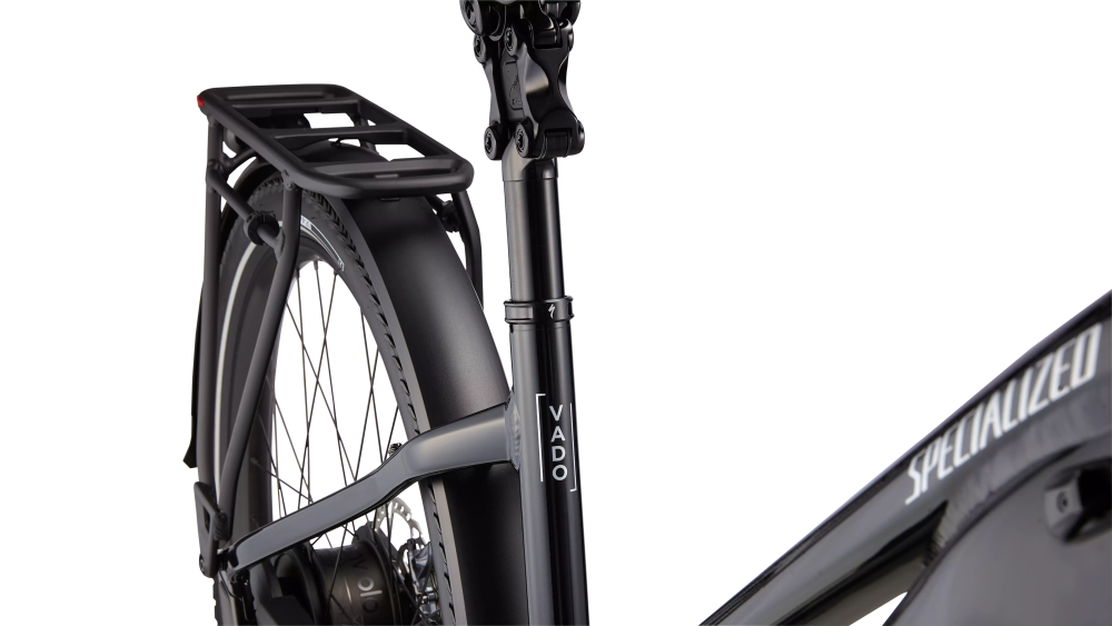 Specialized Turbo Vado 5.0 IGH Step-Through Gloss Castblack / Satin Silver Reflective L