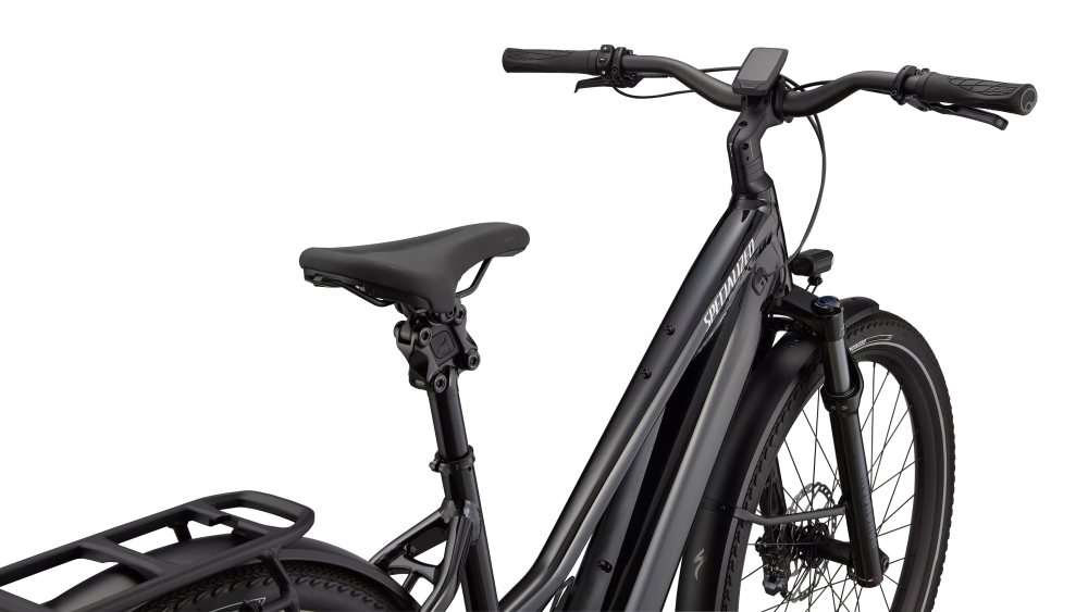 Specialized Turbo Vado 5.0 IGH Step-Through Gloss Castblack / Satin Silver Reflective XL