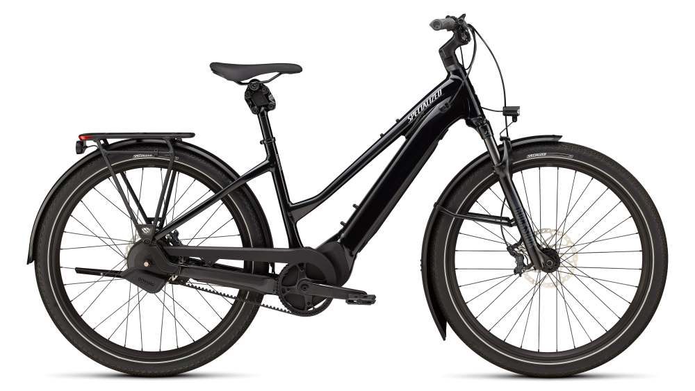 Specialized Turbo Vado 5.0 IGH Step-Through Gloss Castblack / Satin Silver Reflective M