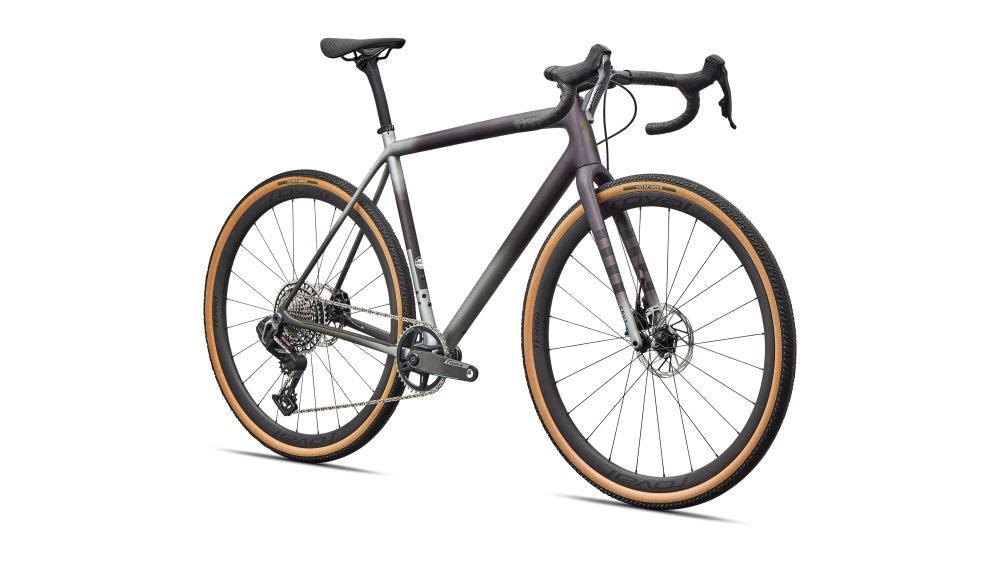 Specialized Crux Pro SRAM Force XPLR AXS Nebula Metallic/shadow Silver/laurel Green/smoke 56