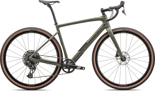 Specialized Diverge Comp Carbon , Satin Oak Green / Smoke, 54